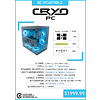Cryo-PC Mid Tower, White Gaming Computer, AMD Ryzen 7800X3D - RTX 5070 - 32GB DDR5 - 4TB NVMe