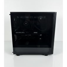 Cryo-PC Mid Tower, Black Gaming Stealth Computer, AMD Ryzen 7800X3D - RTX 5070 TI - 32GB DDR5 - 4TB NVMe
