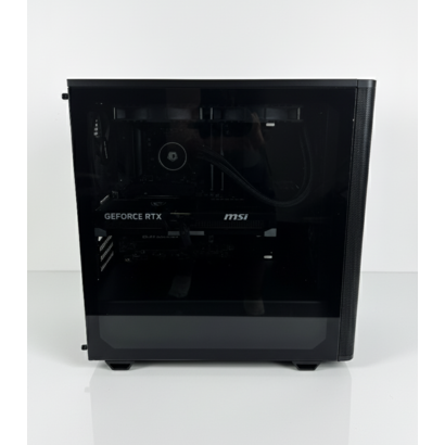 Cryo-PC Mid Tower, Black Gaming Stealth Computer, AMD Ryzen 7800X3D - RTX 5070 TI - 32GB DDR5 - 4TB NVMe