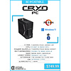 Cryo-PC Mid Tower, Office/Trading Computer, AMD Ryzen 5500 - Radeon HD7750 - 32GB DDR4 - 1TB NVMe