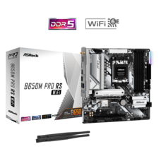Asrock B650M PRO RS AM5 MATX Motherboard - Wifi 6E - DDR5 - 2.5Gbps Lan