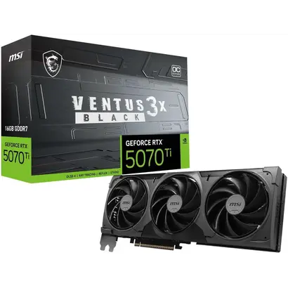 MSI Ventus GeForce RTX 5070 Ti 16GB GDDR7 - Black