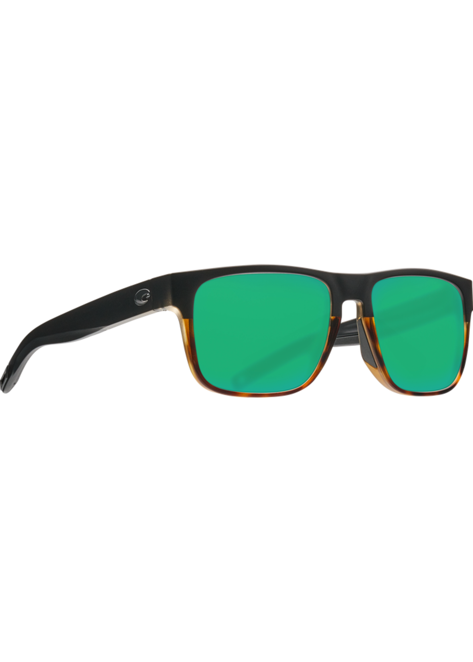 Costa Del Mar Spearo Matte Black + Shiny Tortoise  Green Mirror 580G