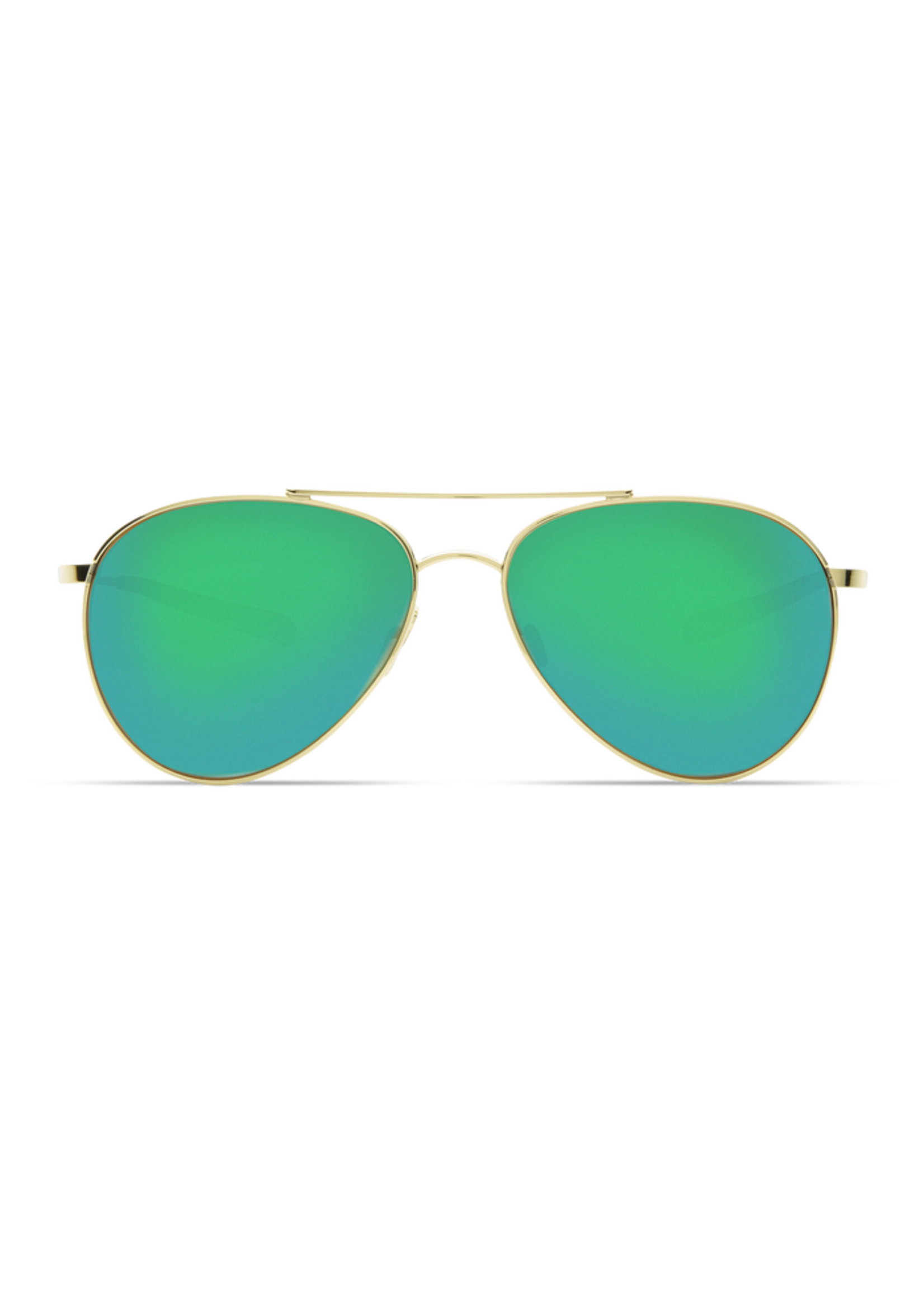 Costa Del Mar Piper Sunglasses Shiny Gold/Green Mirror 580G