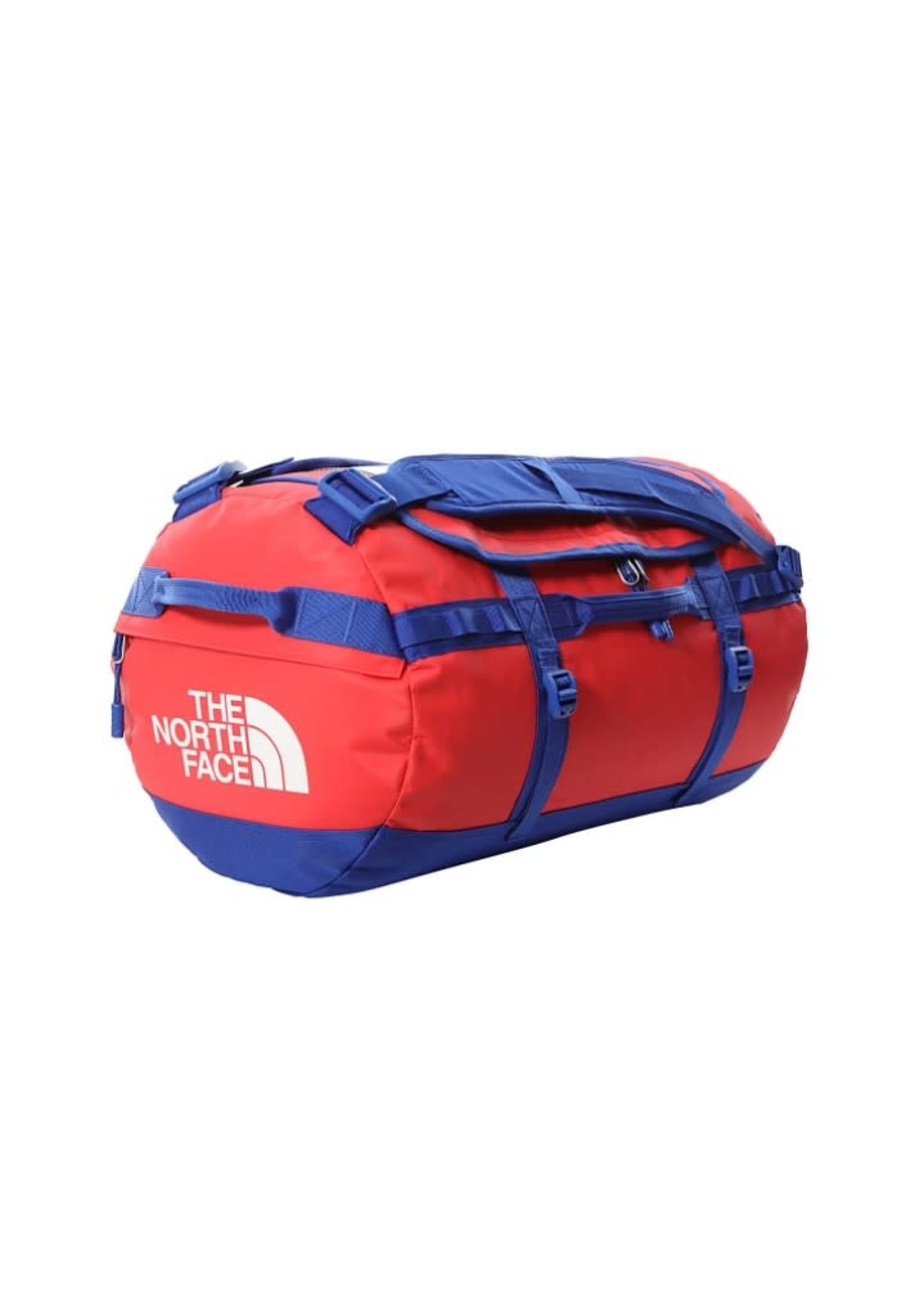 Base Camp Duffel S Horizon Red/TNF Blue OS - Tampa Bay Outfitters