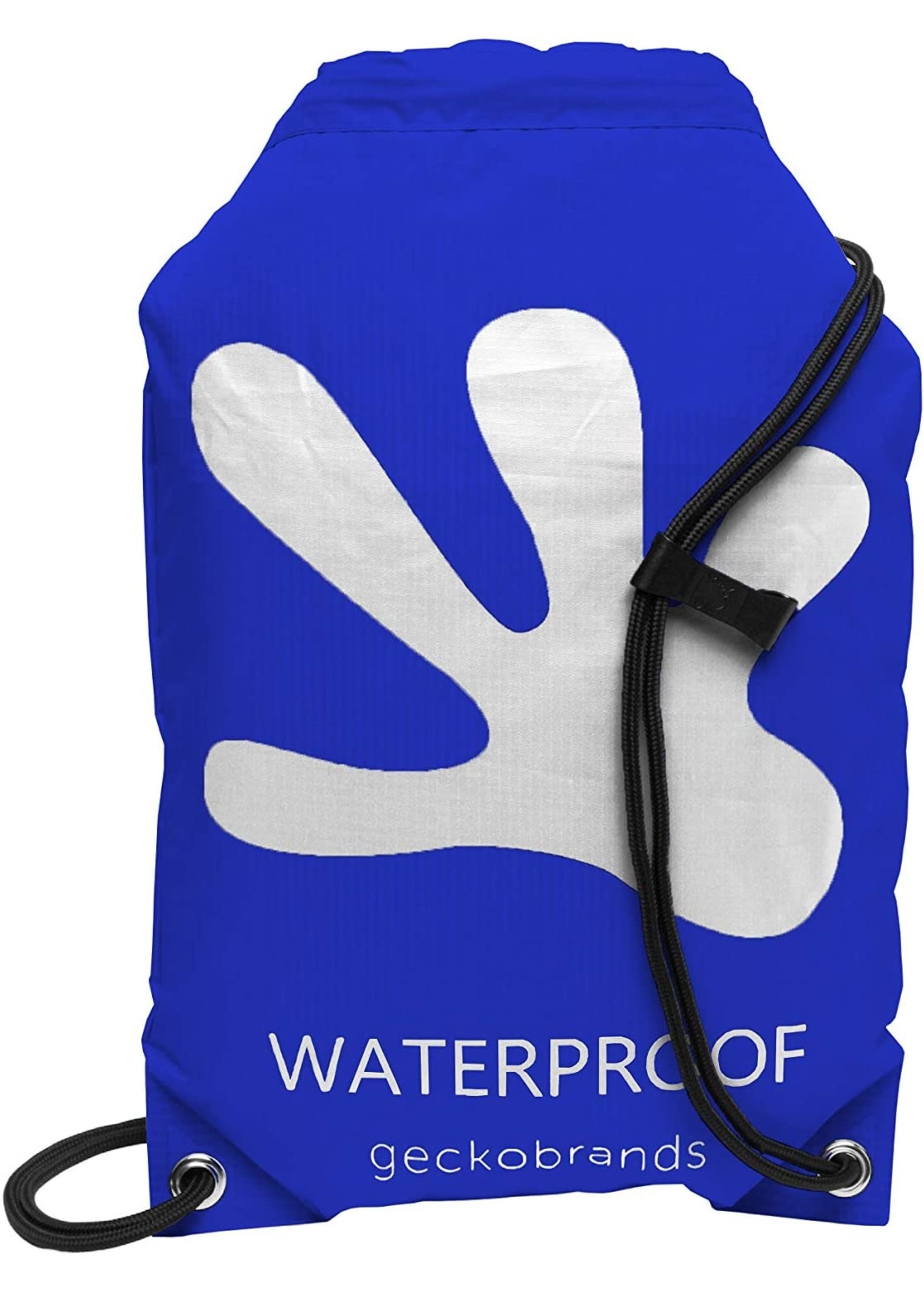 Geckobrands Drawstring WaterProof Backpack