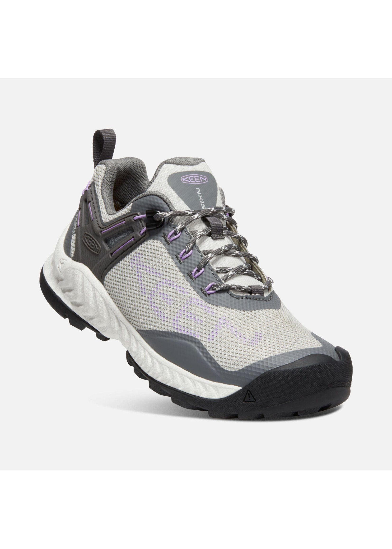 Keen Footwear Womens Nxis Evo Waterproof Steel Grey/English Lavender