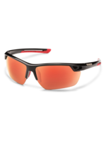 Suncloud Contender Black Polarized Red Mirror
