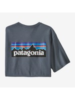 Patagonia Mens P-6 Logo Responsibili-Tee Plume Grey