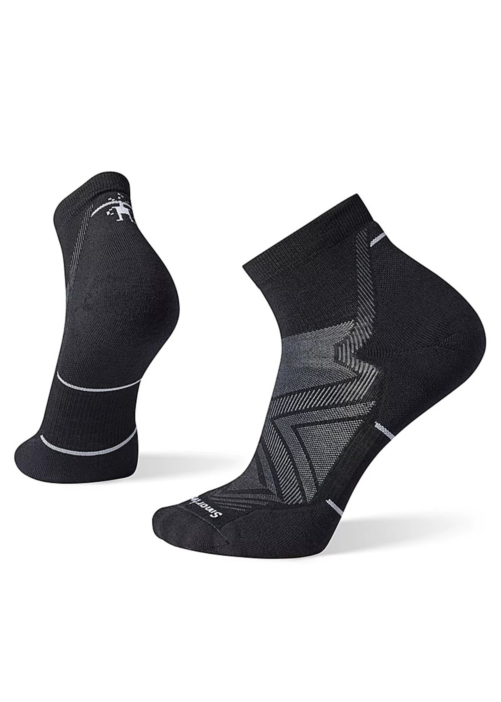 Smartwool Run Targeted Cushion Ankle Socks Black
