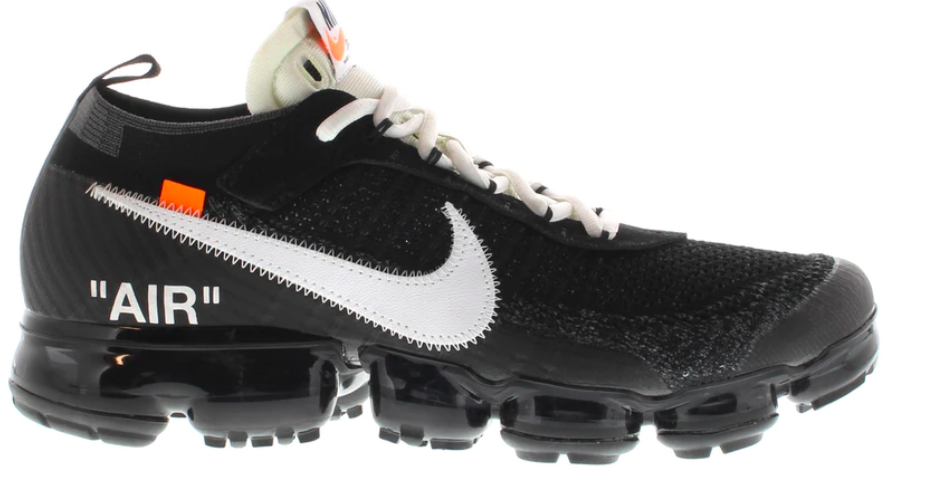 black nike vapormax off white