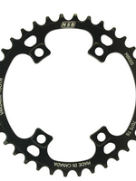 North Shore Billet NSB Variable Tooth Chainring, Shimano M8000 & M7000, 96BCD, 36T, Black