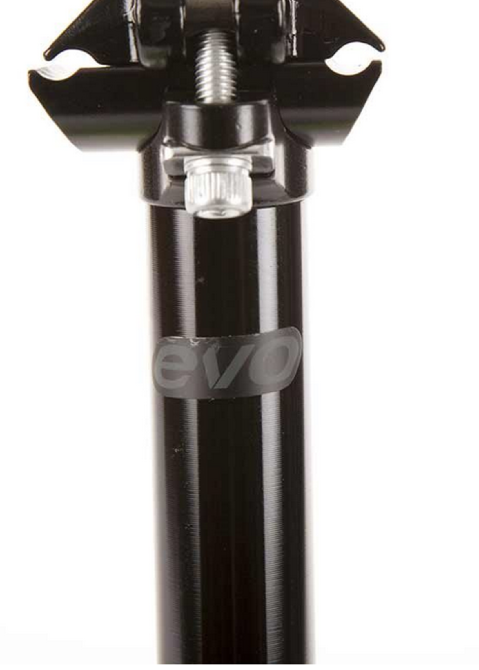 EVO, Barrel Head, Seatpost, Black, 25.4mm