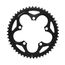 Shimano Shiman, Y1M598020, 50T, 10sp, BCD: 110mm, 5 Blt, 105 FC-5750, uter Chainring, Fr F-type cmpact, Aluminum, Black