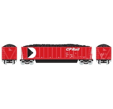 ATHEARN ATH-26416 - Athearn : HO Bathtub Gondola w/Coal Load, CPR #349057