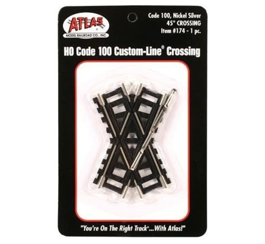 Atlas : HO Code 100 - 45 Crossing