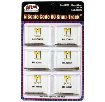 ATLAS ATL-2535 - Atlas : N Code 80 Rail Joiners