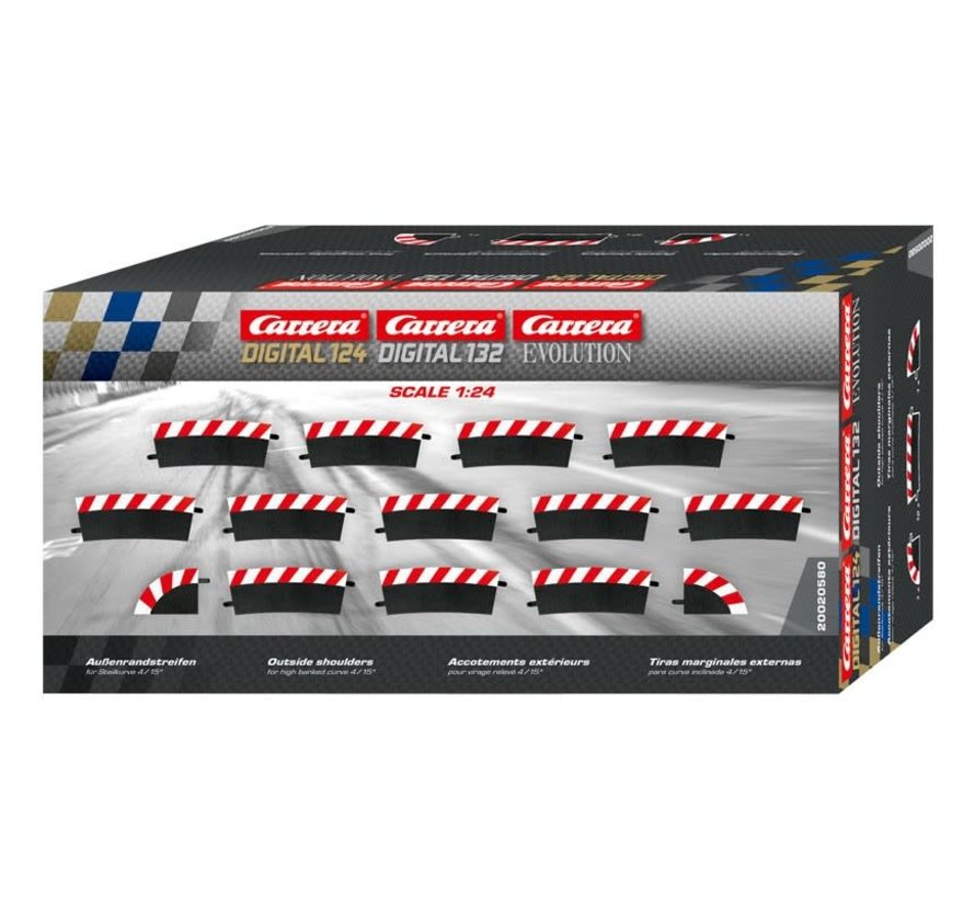 Carrera : Outside Shoulder Curve 4/15 (Hight Bank)
