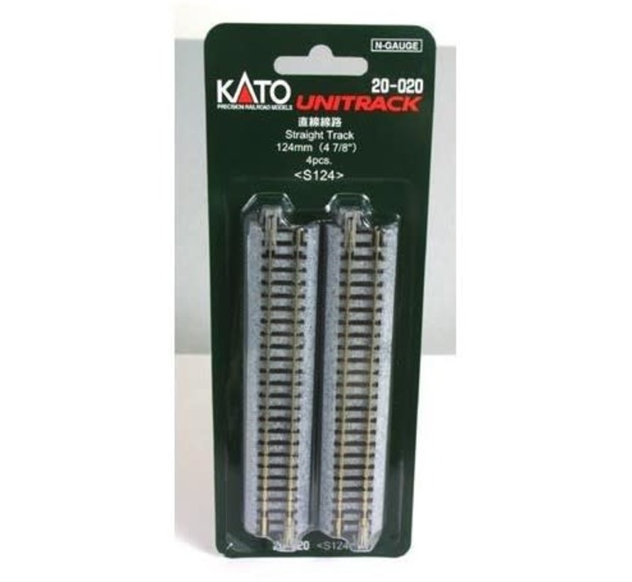 Kato : N Track 124mm Straight