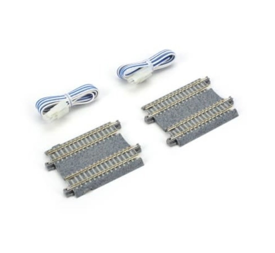 Kato : N Concrete Tie Track 62mm Feeder Double