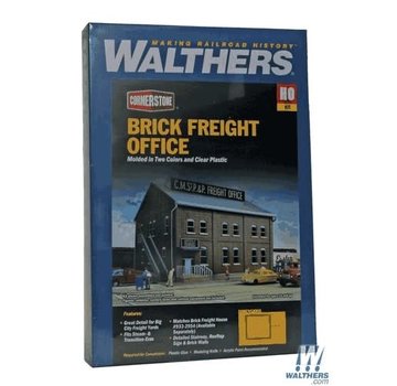 WALTHERS WALT-933-2953 - Walthers : HO Brick Freight Office