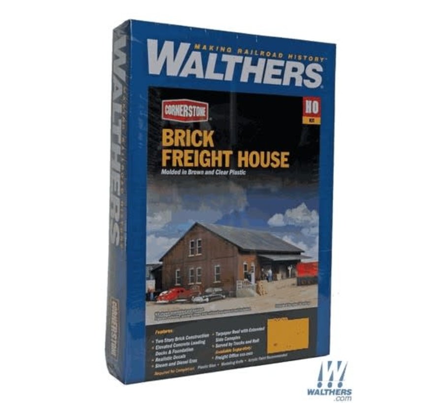 Walthers : HO Brick Freight House