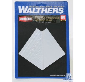 WALTHERS WALT-933-1042 - Walthers : HO DT Truss Brdg Abtmnt Wngs