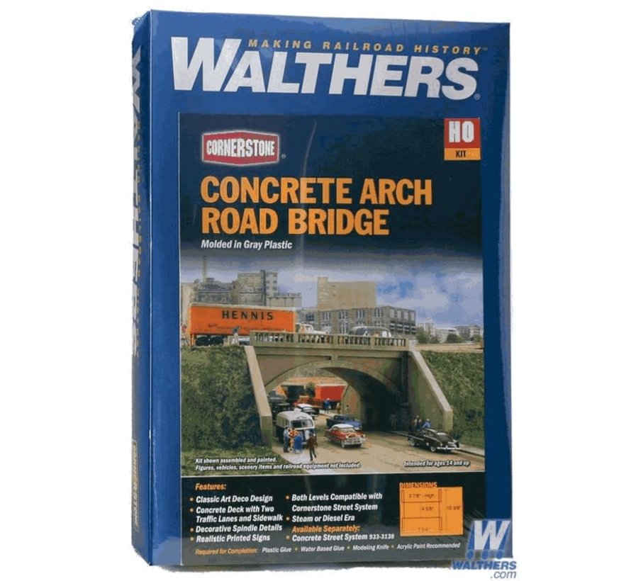 Walthers : HO Arched Road Bridge Kit