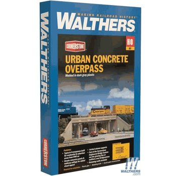 WALTHERS WALT-933-4560 - Walthers : HO Urban Overpass Concrete