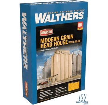 WALTHERS WALT-933-2942 - Walthers : HO Head House w/Silos Modern