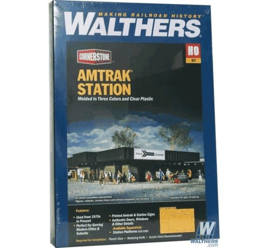 Walthers : HO AMTK Station Kit