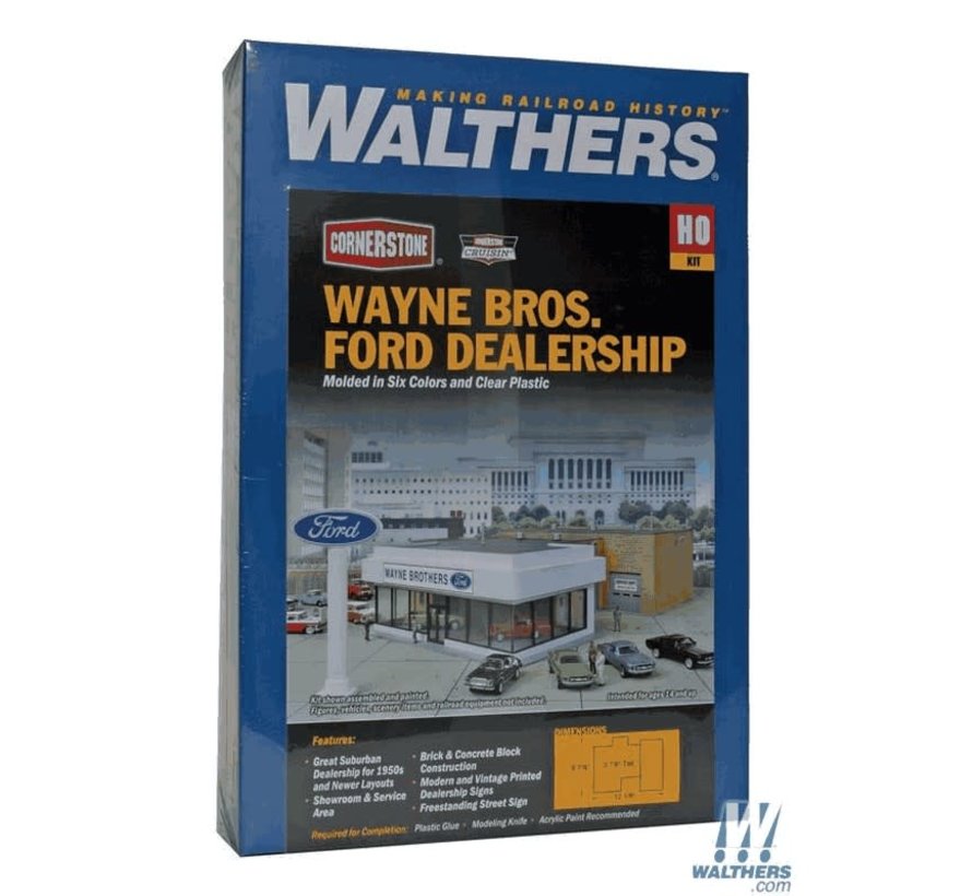 Walthers : HO Wayne Bros. FORD Dlrshp