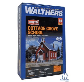 WALTHERS WALT-933-3656 - Walthers : HO Cottage Grove School Kit