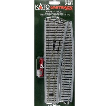 KATO KAT-2861 - Kato : HO Track #6 RH Remote Switch