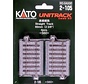 Kato : HO Track 60mm Straight 4pcs