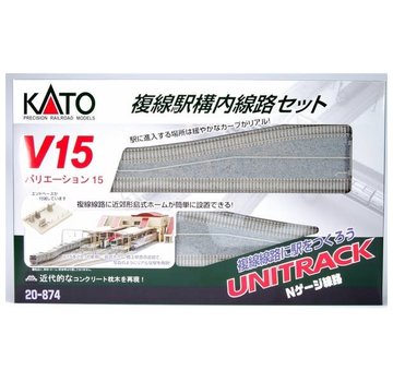 KATO KAT-208-74 - Kato : N Track V15 Double Track  Set