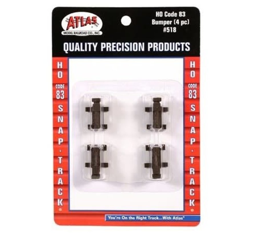 Atlas : HO Code 83 Bumper (4-pcs)