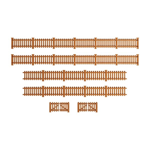 Bachmann Trains Plasticville USA Recinzione Staccionata 24 Pezzi | Accessorio Scala HO Per Treni Modellismo