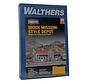 Walthers : HO Brick Mission Style Depot Kit