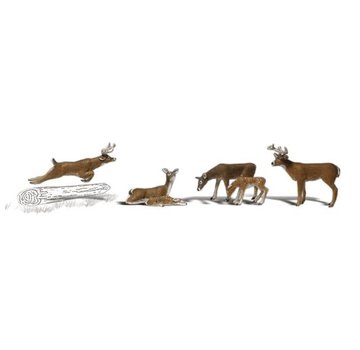 WOODLAND WDS-1884 - Woodland : HO Deers