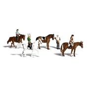 WOODLAND WDS-1889 - Woodland : HO Horse Back riders