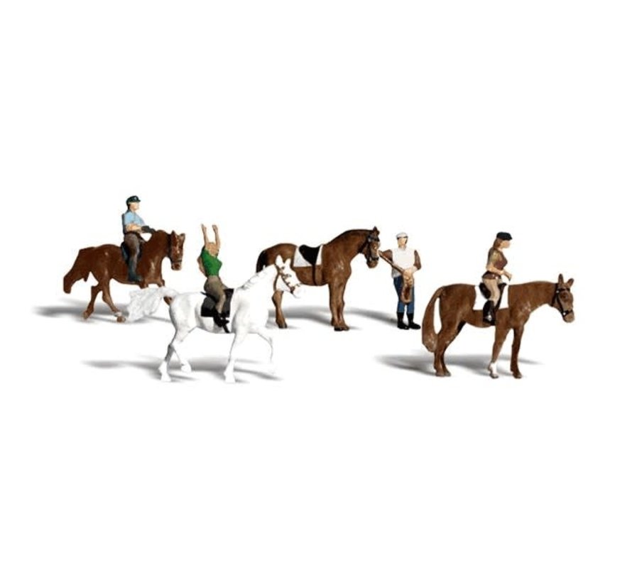 Woodland : HO Horse Back riders