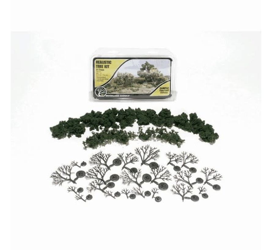 Woodland : Realistic Tree Kits 3/4""-3