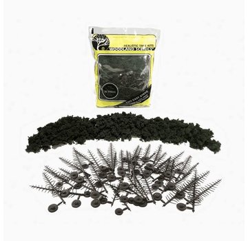 WOODLAND WDS-1113 - Woodland : 	Realistic Tree Kits 2-1/2"-6" Pines