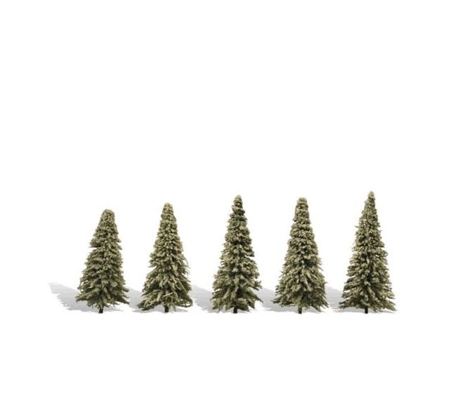 Woodland : Blue Needle Trees 2" - 3.5"