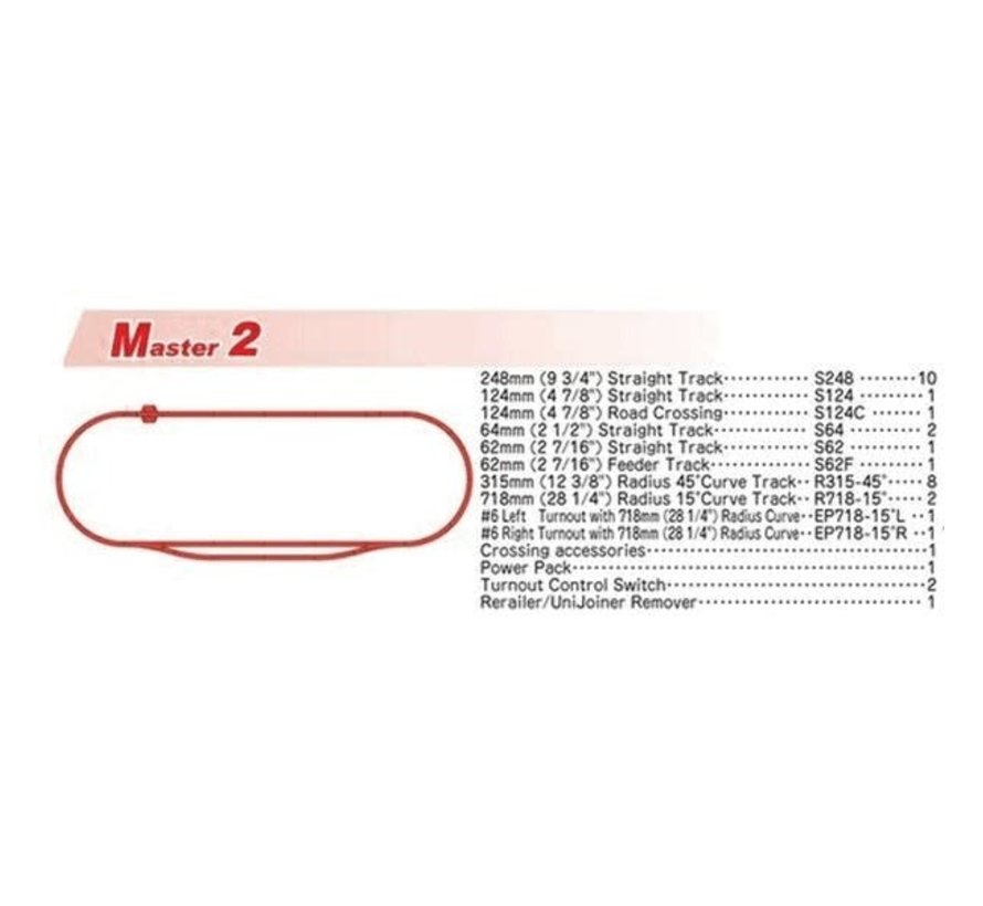 Kato : N M2 Basix Oval and passing Track set w/power pack