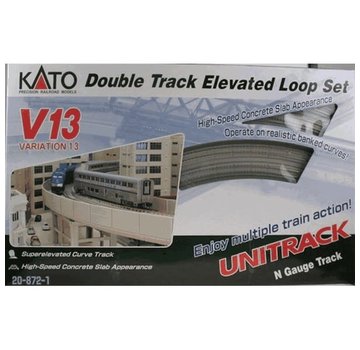 KATO KAT-208721 - Kato : N Track V13 Double Track Elevated Set