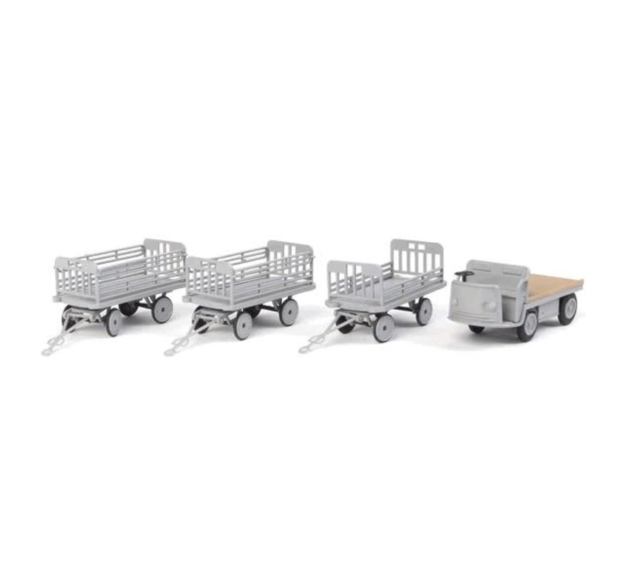 Walthers : HO Bag Tractor & Trailers