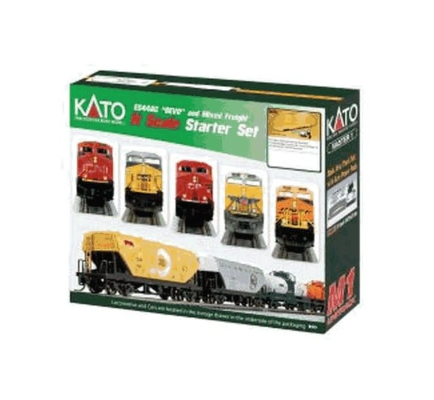 Kato : N CN ES44AC Diesel & Freight Starter Set
