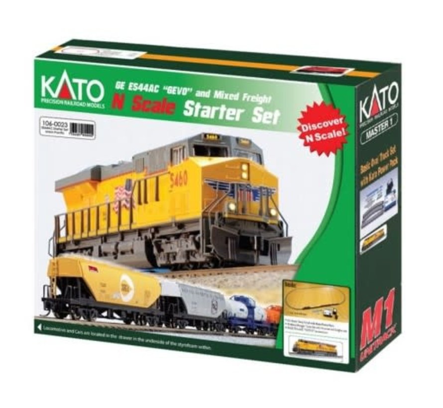 Kato : N UP ES44AC Freight Starter Set